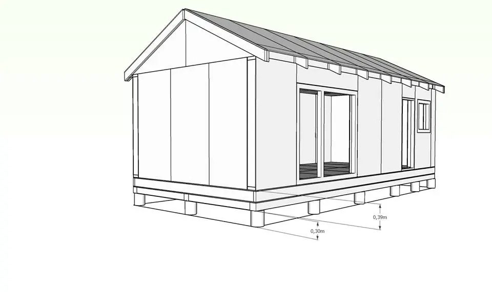 Wymiary domu 35 m2 z zewnątrz