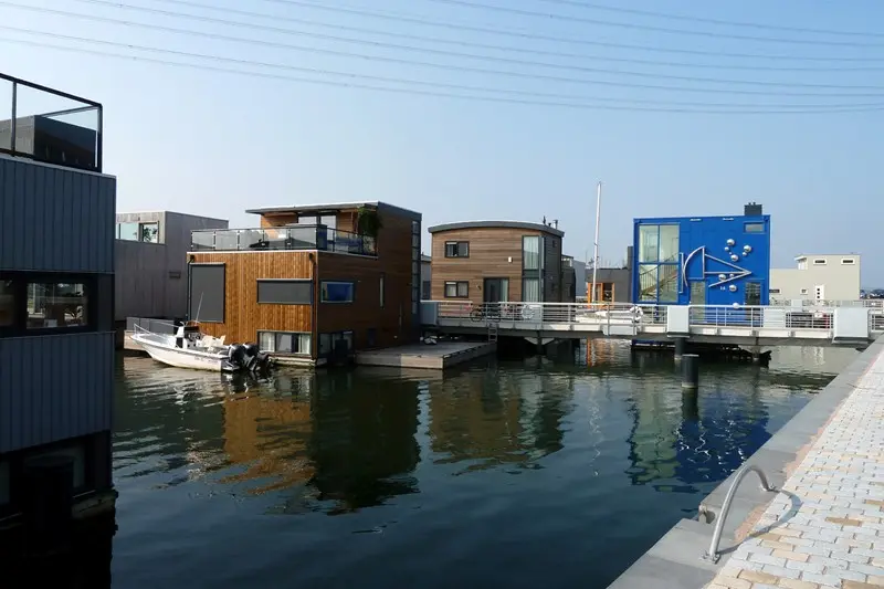 Amsterdam, Ijburg, osiedle domów na wodzie, fot. Igor Kaźmierczak