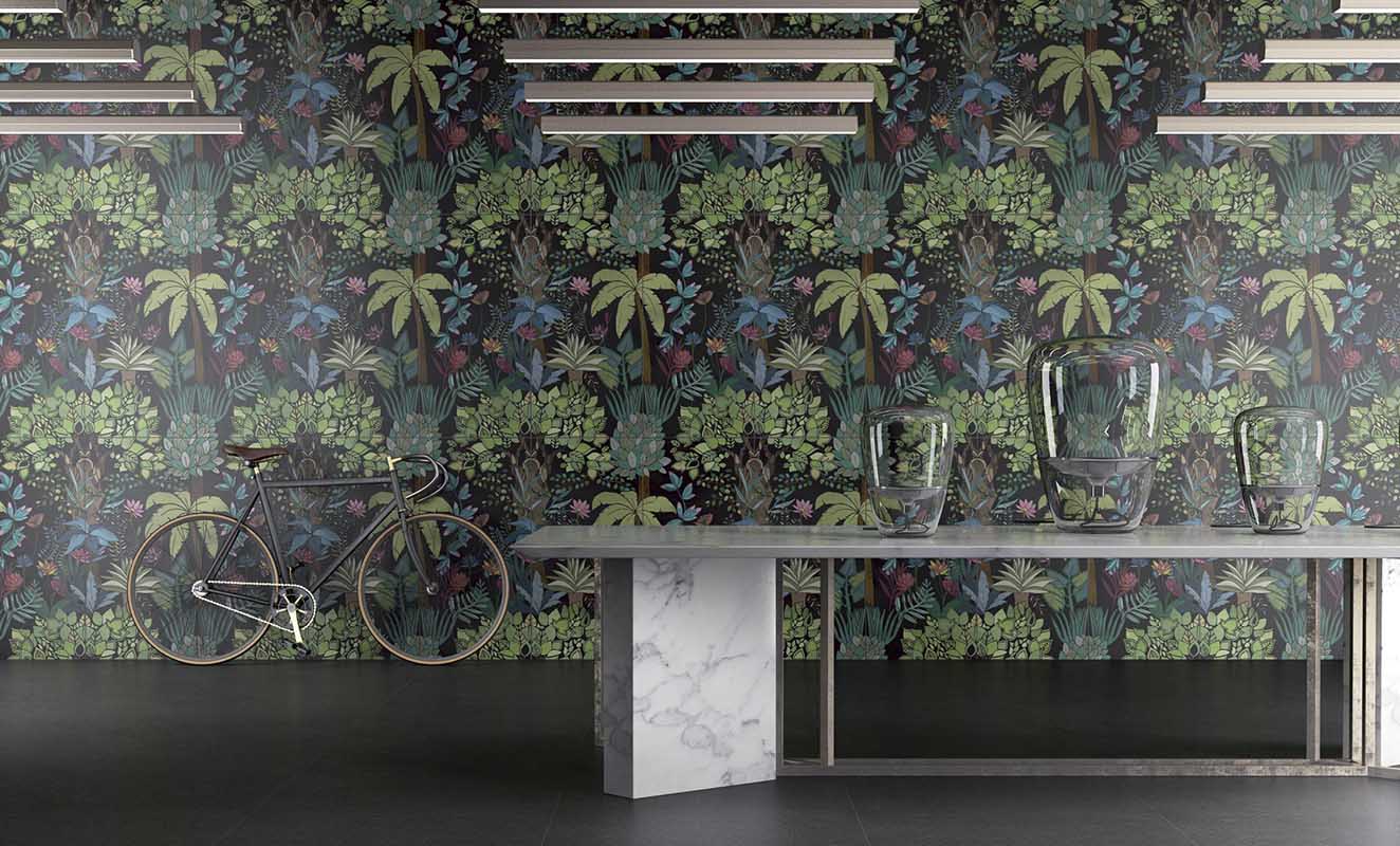 Tropikalne wzory we wnętrzach | propozycja płytek – kolekcja Paper 41 od marki 41 zero 42
