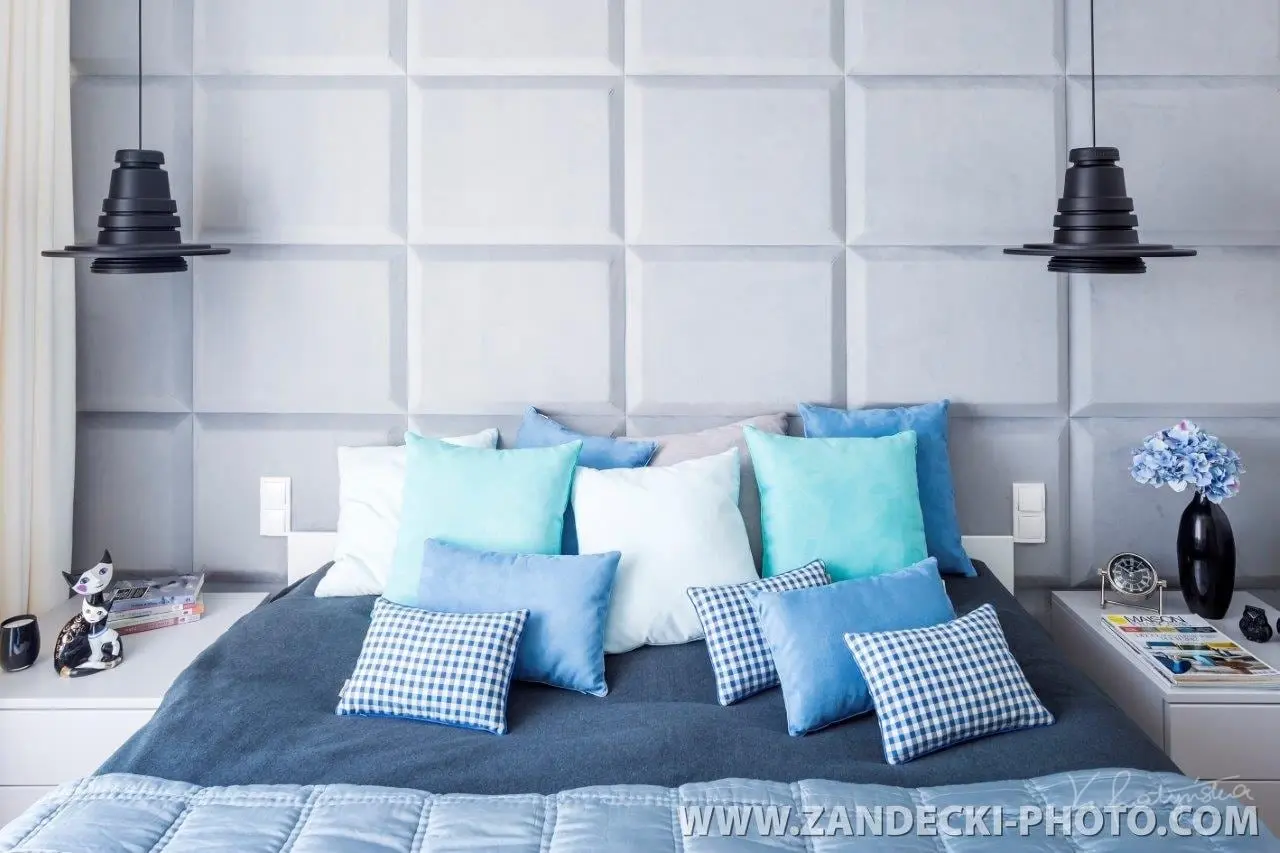 sypialnia, pepe pracownia, mieszkanie nad jeziorem