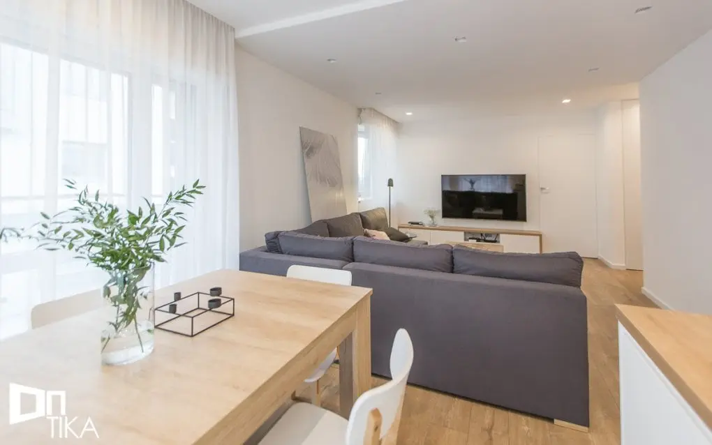 TIKA Architektura - projekt Kraków mieszkanie 55m2