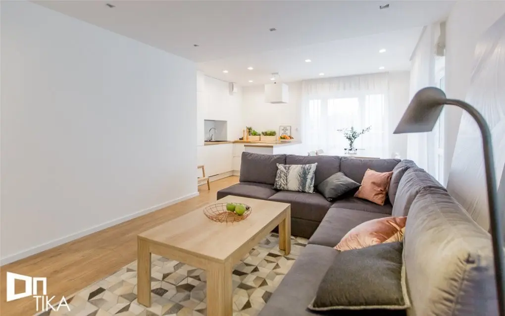 TIKA Architektura - projekt Kraków mieszkanie 55m2