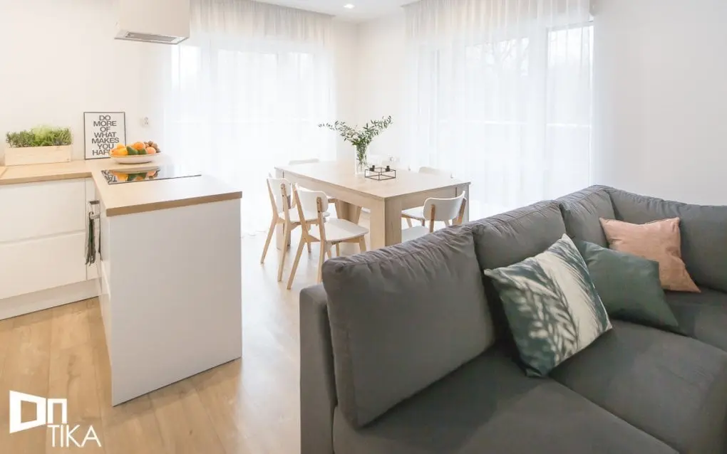 TIKA Architektura - projekt Kraków mieszkanie 55m2