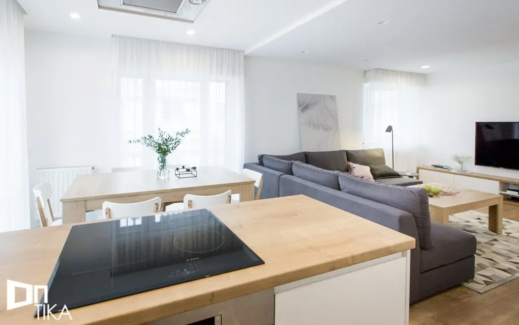 TIKA Architektura - projekt Kraków mieszkanie 55m2