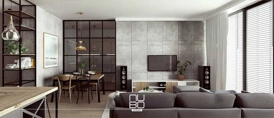 Salon z wygodną sofą | Pracownia Nubo