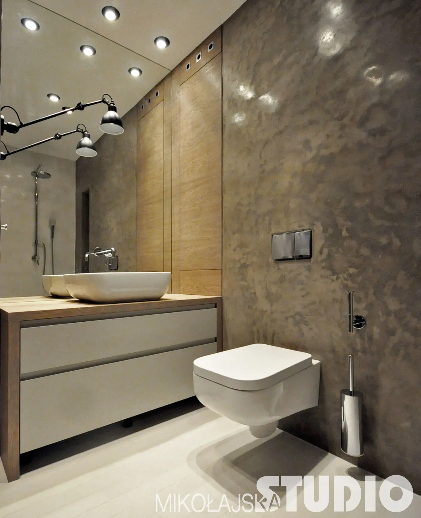 Łazienka z umywalką nablatową