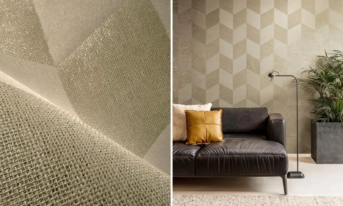 Strukturalna tapeta od Arte doda Twojemu wnętrzu głębi