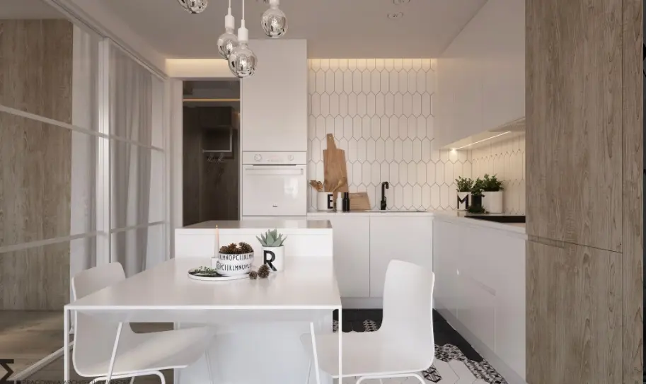 Biała kuchnia | proj. Elementy