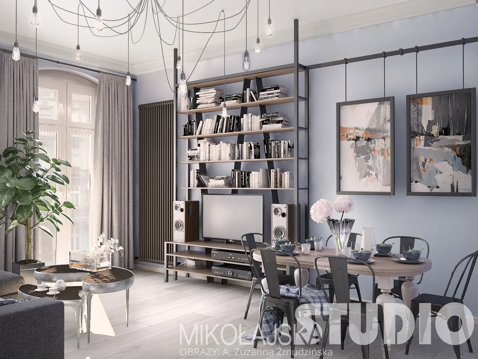 Salon projekt Mikołajska Studio