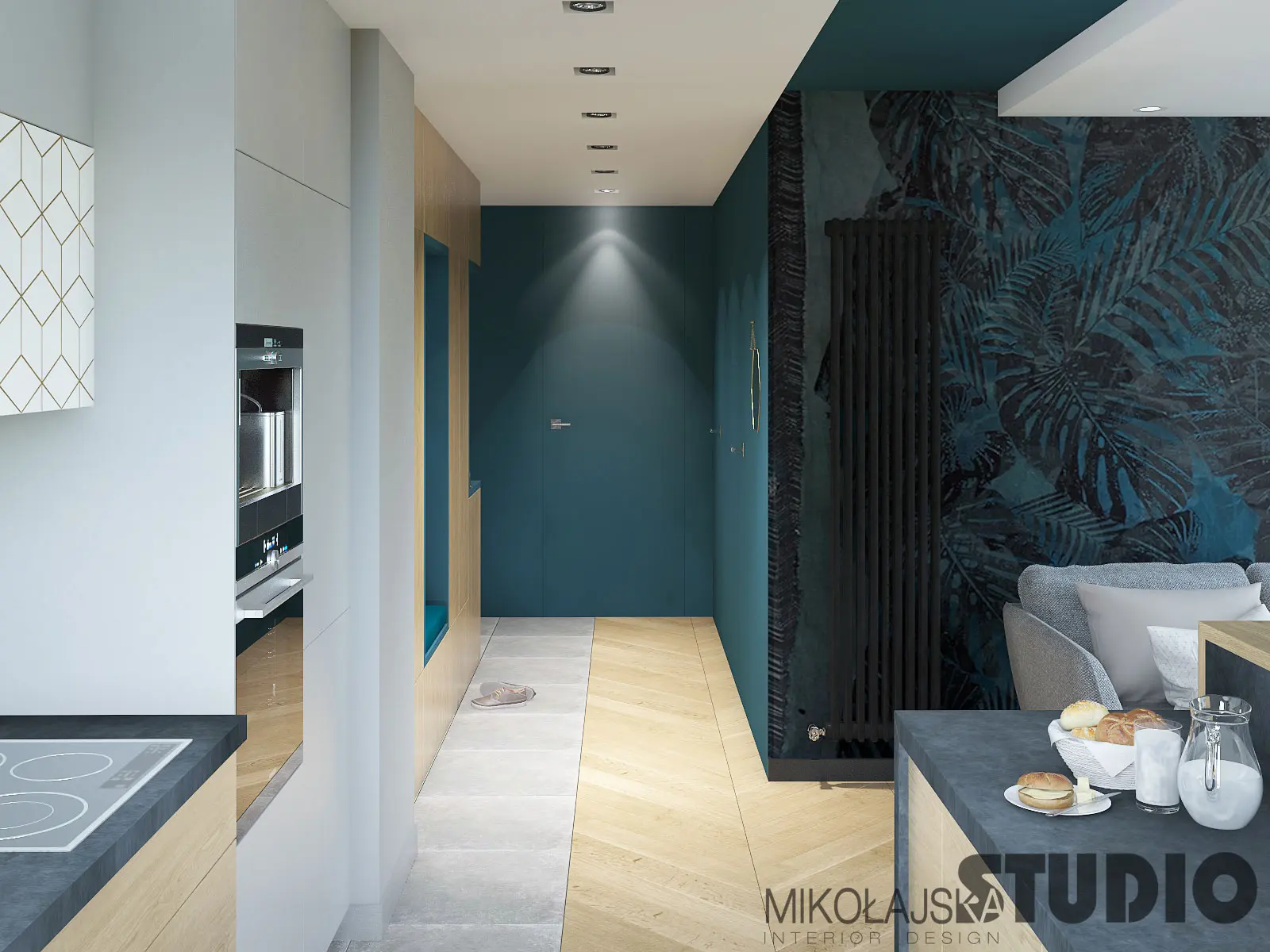 Przedpokój proj Mikołajska Studio