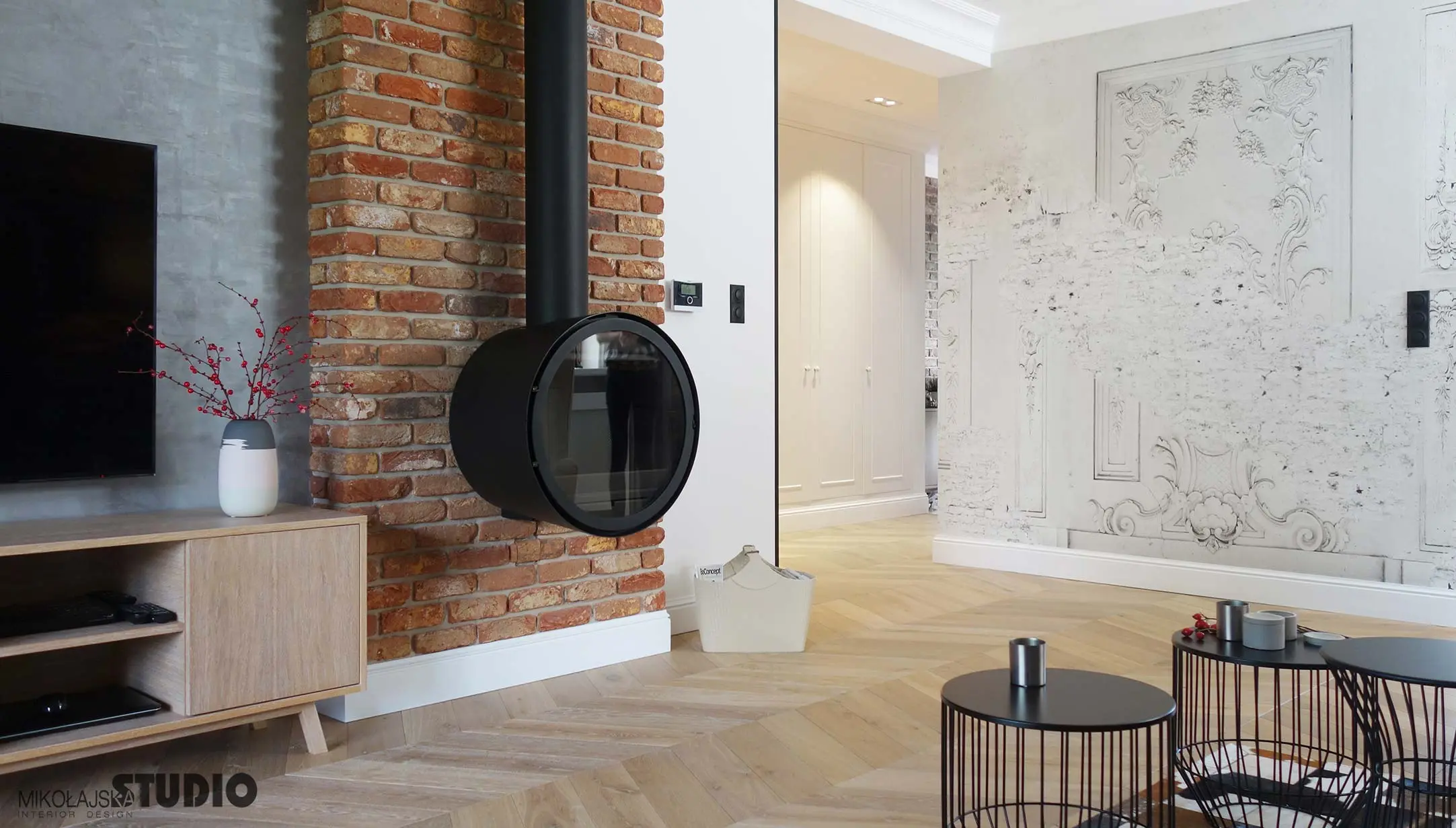 Projekt mieszkania Mikołajska Studio