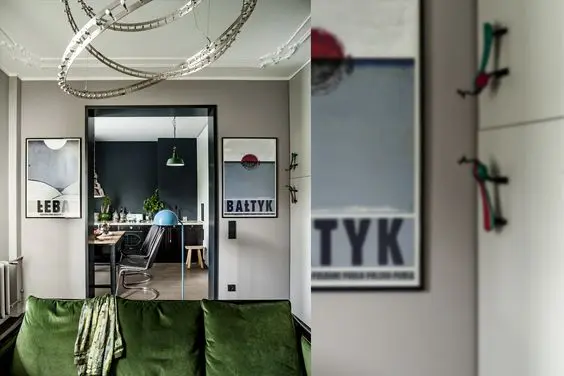 Garsoniera na Mokotowie Projekt Anna Koszela