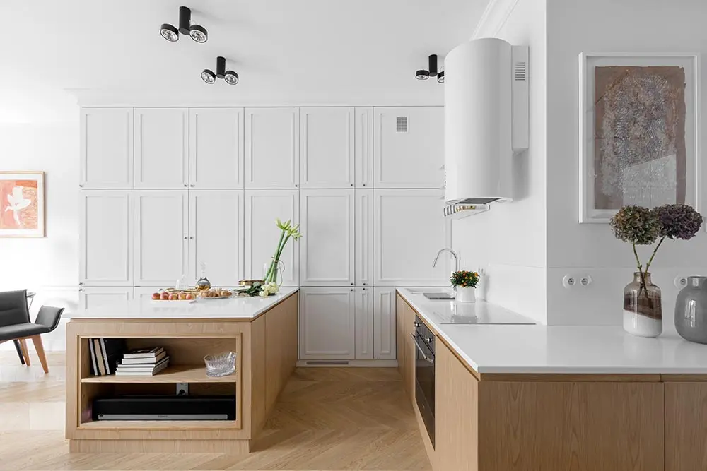 Stylowa kuchnia według projektu pracowni Domagała Design