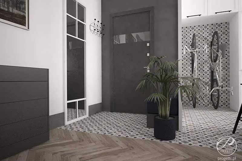 <strong>Przedpokój w mieszkaniu w kamienicy</strong>