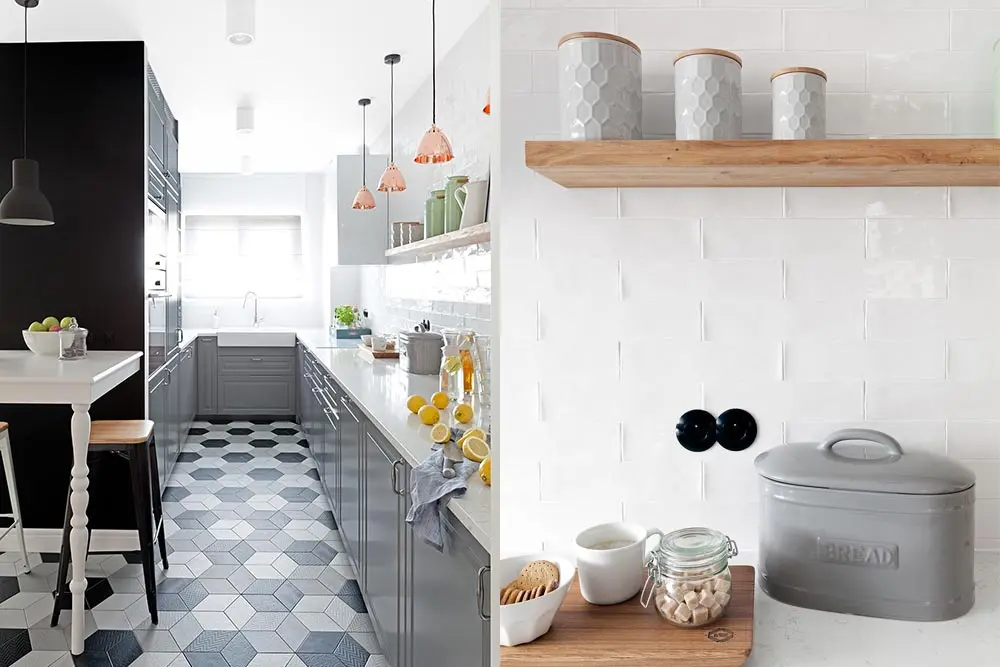 Szara kuchnia w skandynawskim stylu