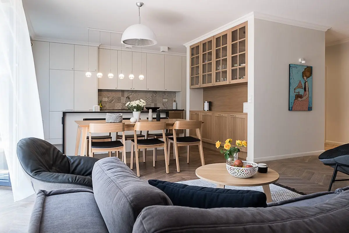 Mieszkanie zaprojektowane przez biuro Jacek Tryc Wnętrza