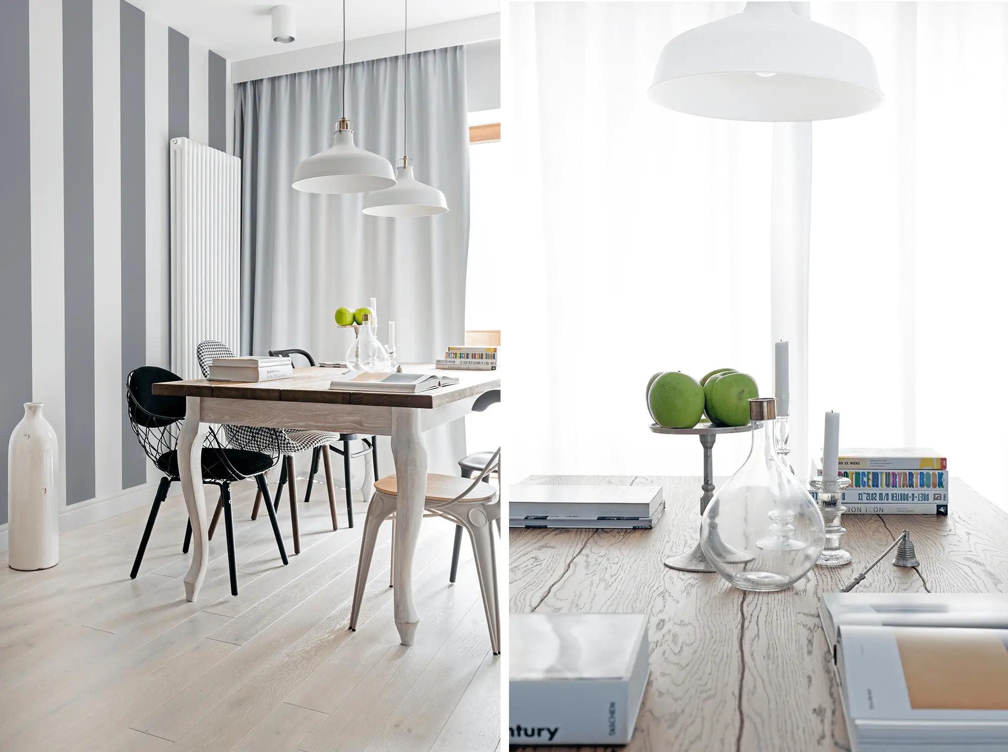 Jadalnia w stylu skandynawskim