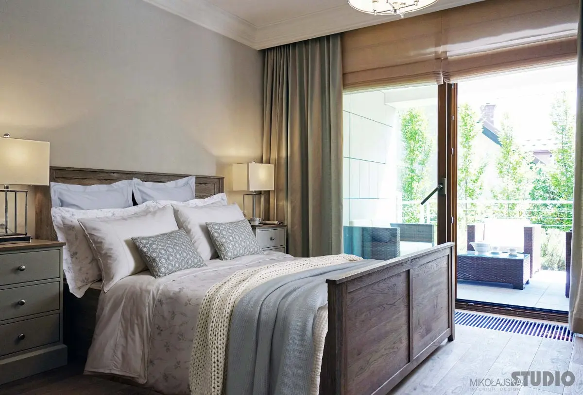 Sypialnia, proj. Mikołajska Studio