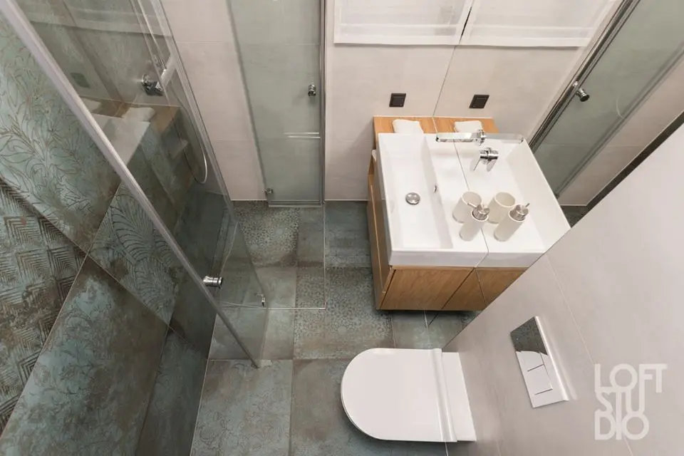 Łazienka, proj. LOFTSTUDIO arch. wnętrz Irena Lang