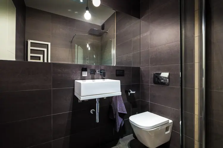 Łazienka 1, proj. COCO Pracownia projektowania wnętrz