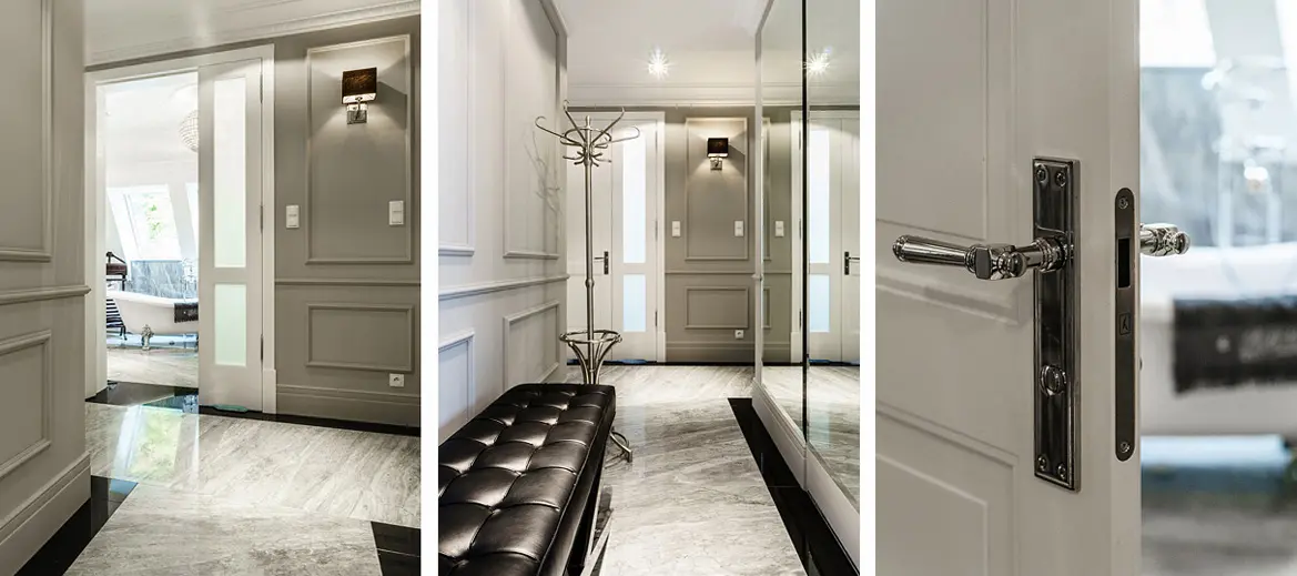 Przedpokój projekt Fabryka Wnętrz