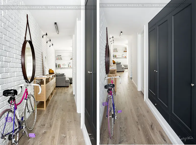 Przedpokój projekt PePe Pracownia