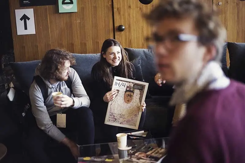 Uczestnicy Element Urban Talks z naszym kwartalnikiem IH4