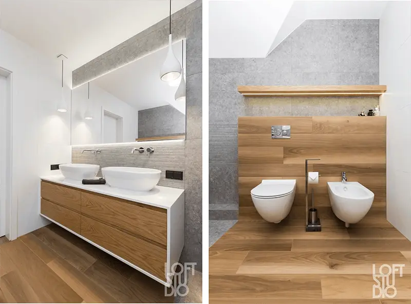 Łazienka, proj. LOFTSTUDIO