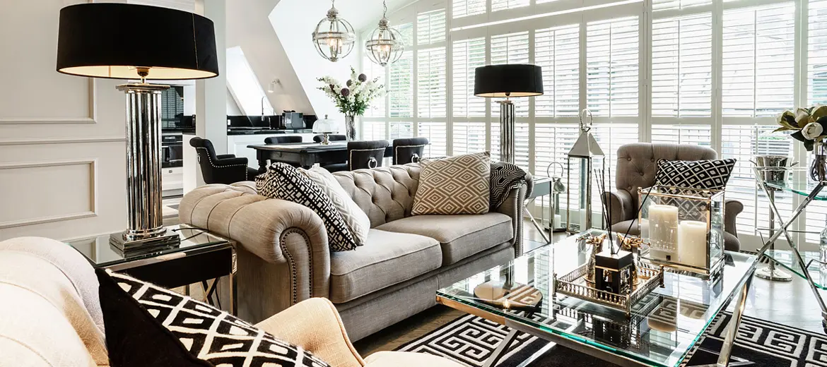 Salon projekt Fabryka Wnętrz