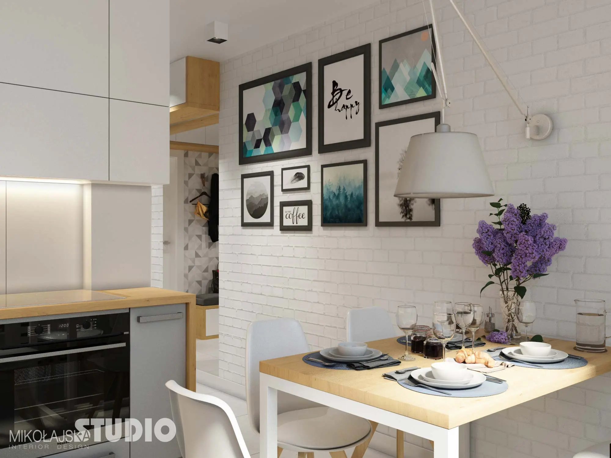 Projekt mieszkania Praszka Home Mikołajska Studio