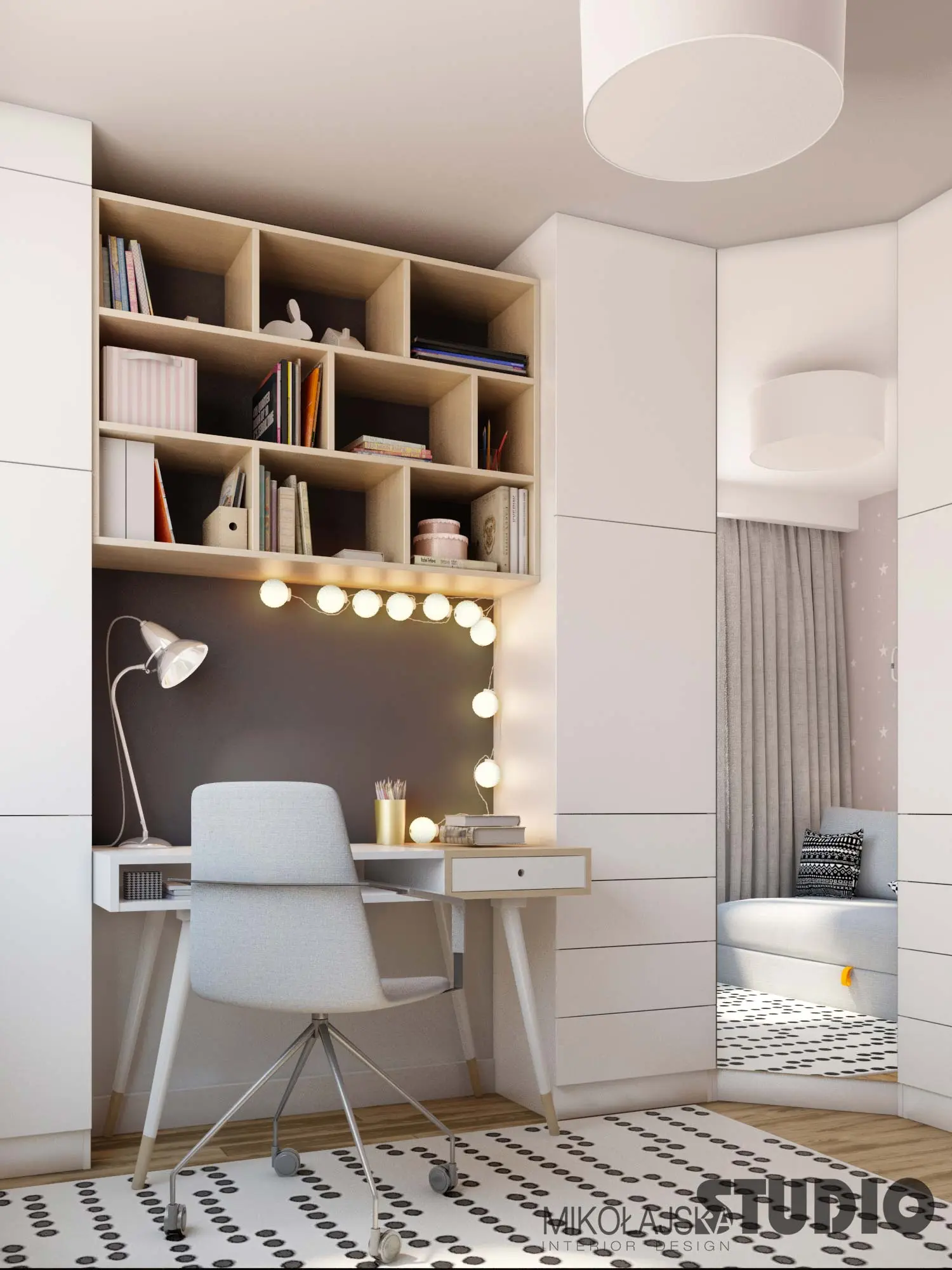 Projekt mieszkania Praszka Home Mikołajska Studio