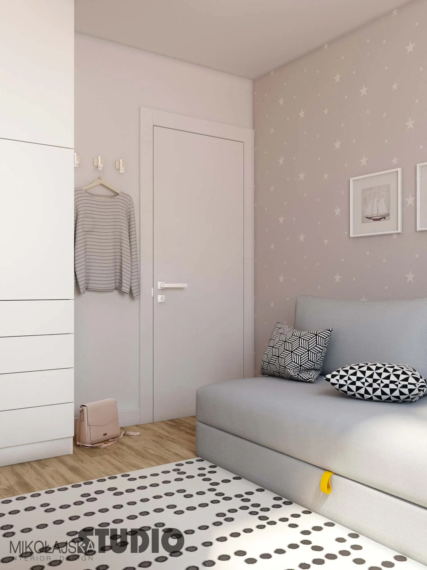 Projekt mieszkania Praszka Home Mikołajska Studio