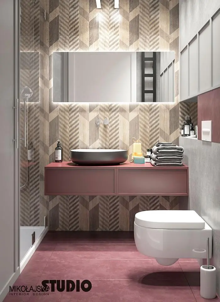 Płytki z kolekcji Slimtech od Lea Ceramiche | proj. Mikołajska Studio