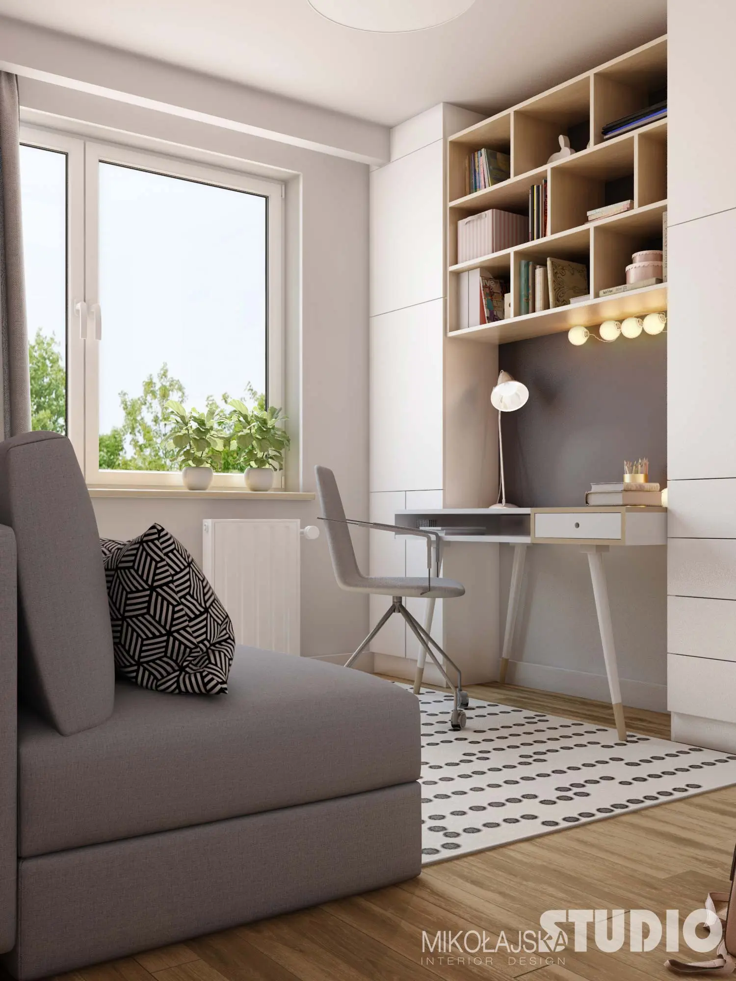 Projekt mieszkania Praszka Home Mikołajska Studio