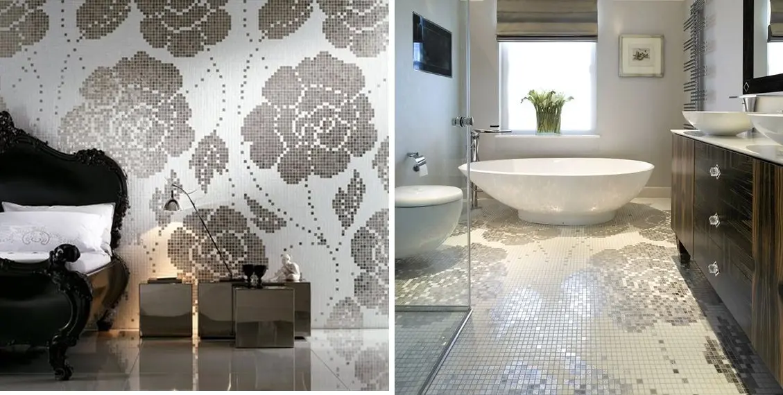 Płytki Bisazza w aranżacjach wnętrz