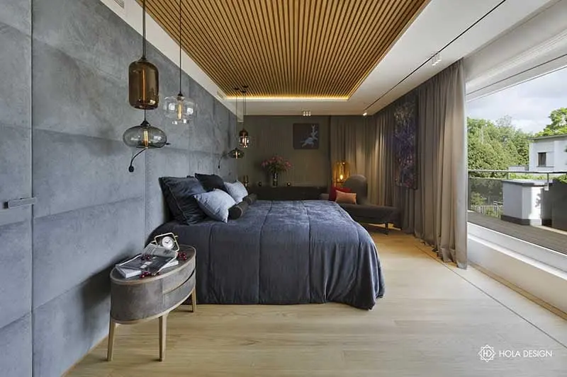 Sypialnia, proj. Hola Design