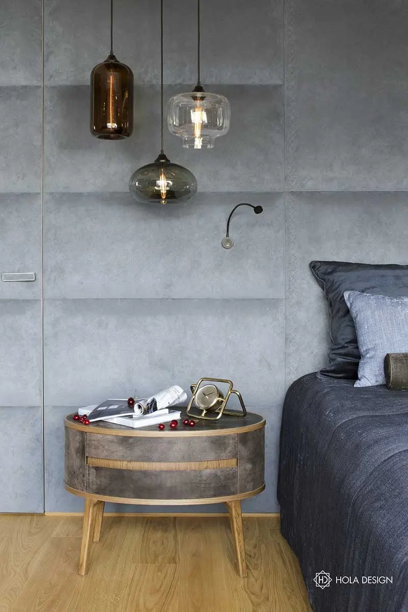Sypialnia, proj. Hola Design