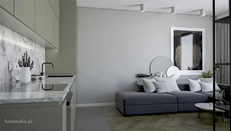 Rydygiera - mieszkanie na Żoliborzu | proj Fussstudio