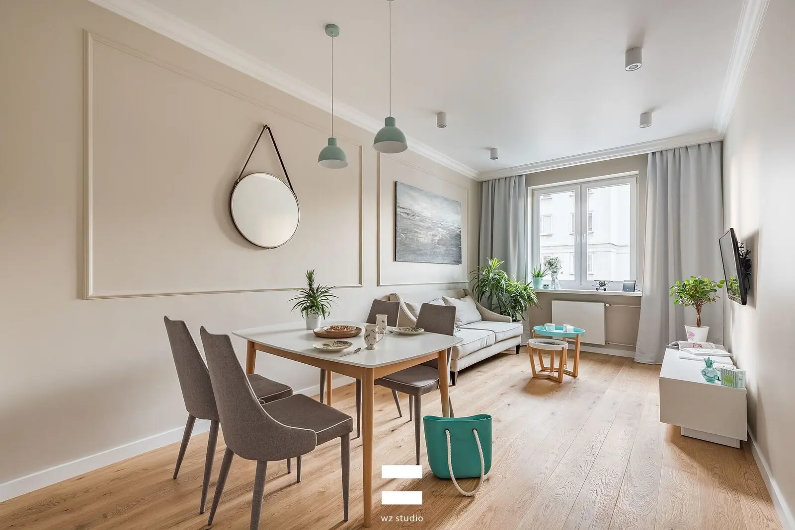 Mieszaknie w Warszawie 50m2 | Proj WZ STUDIO