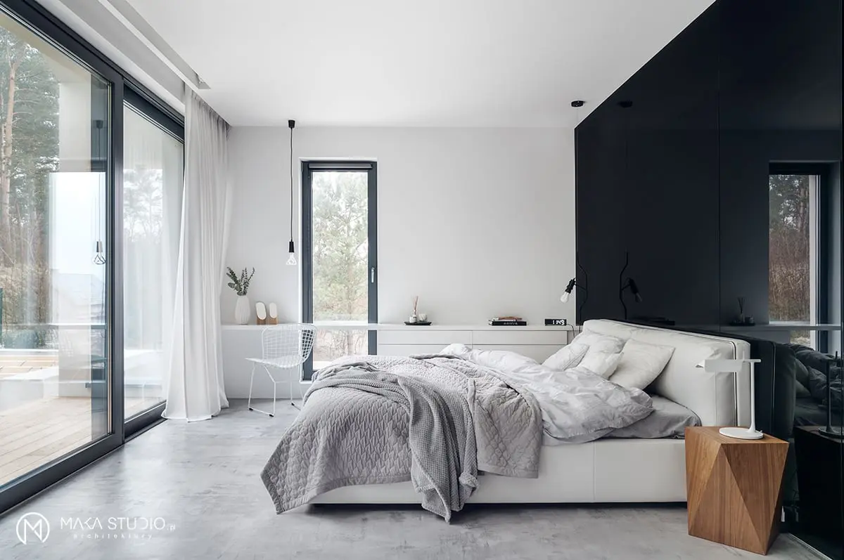 Dom w klimacie black & white | proj. MAKA.STUDIO, photo: Tom Kurek