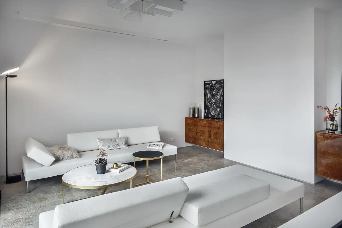 Salon w stylu skandynawskim | proj. LOFT Magdalena Adamus