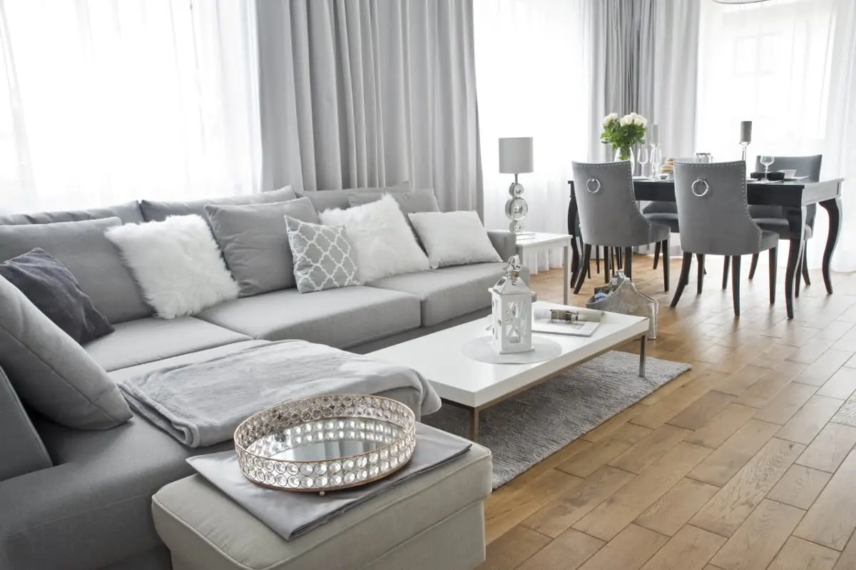 Salon w stylu nowojorskim | proj. Miśkiewicz Design