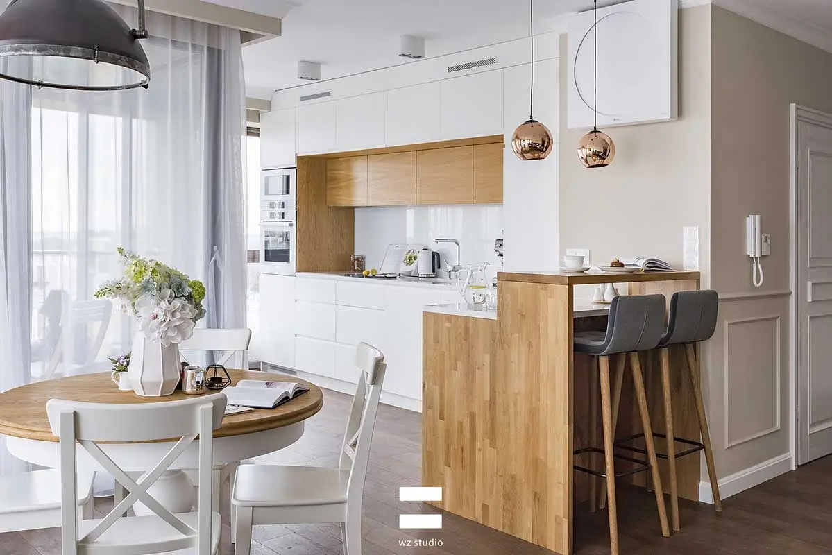 projekt mieszkania w Lublinie 90m2 WZ Studio