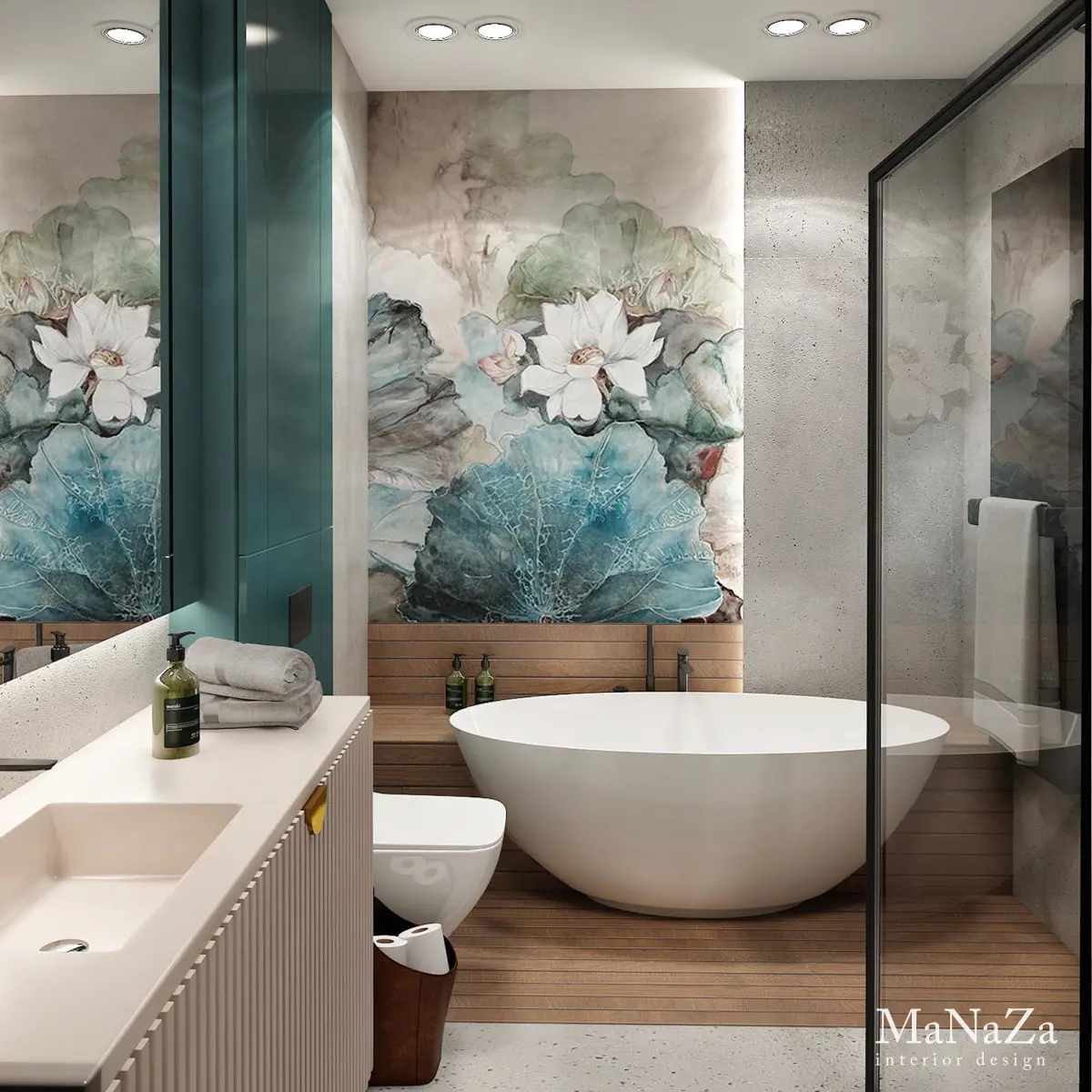 Łazienka z wanną i prysznicem - najlepsze projekty