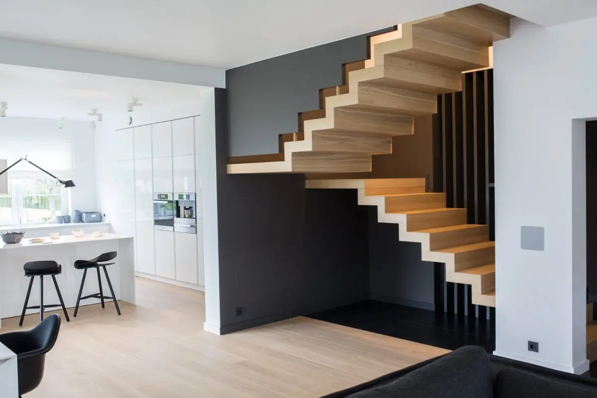 Otwarta kuchnia, proj. Ev Architects