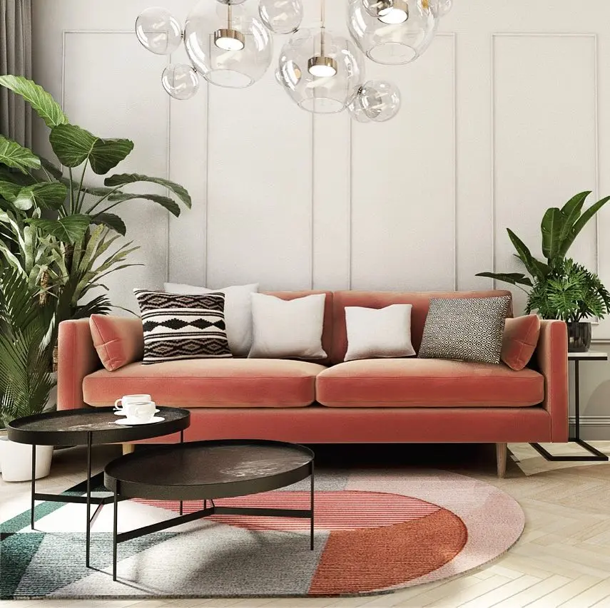 Sofa pink może być stylowa! (proj. PIM cocnept)