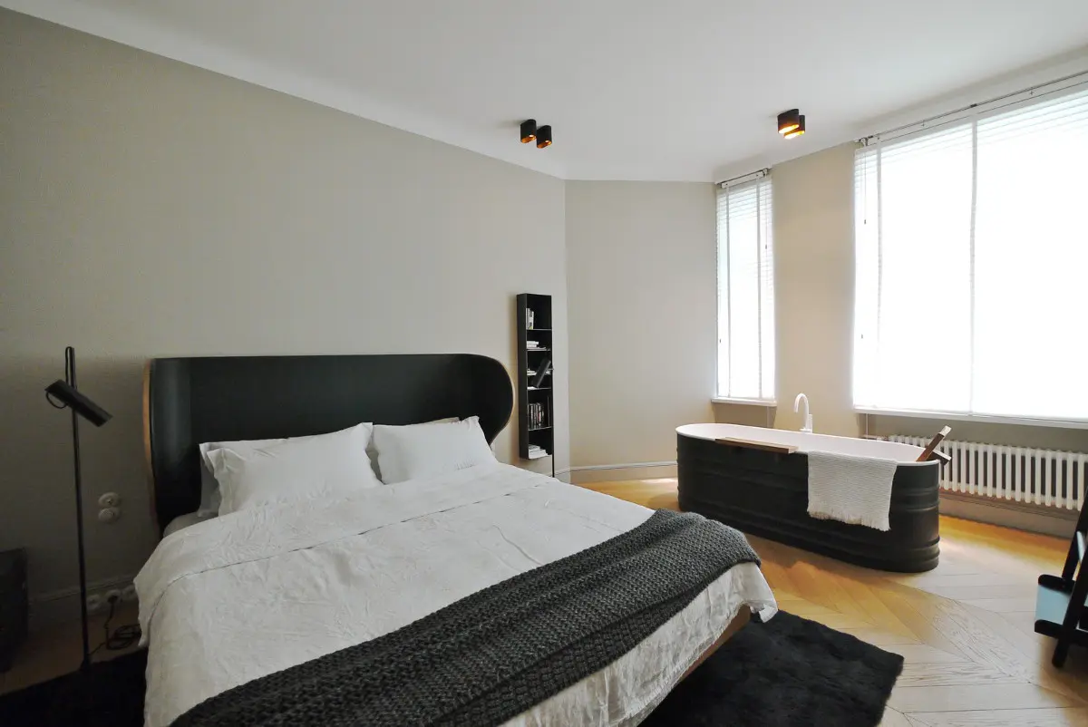 Łazienka w sypialni | proj. Indoor