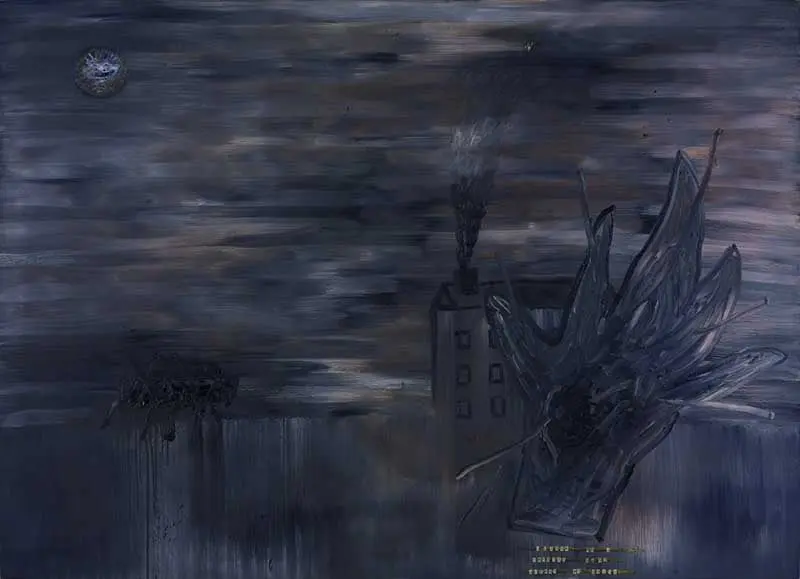 Shadow of a Twisted Hand Across My House, 1988, Copyright: David Lynch