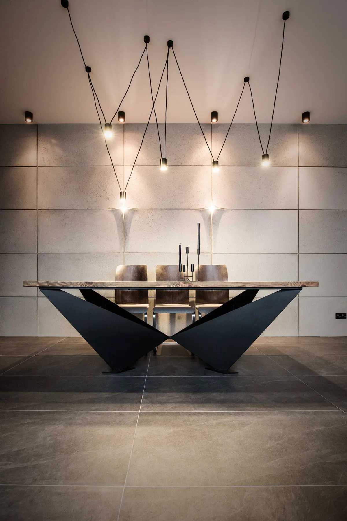 Jadalnia w stylu industrialnym | proj. One Design (Katarzyna Barbella-Aponte)