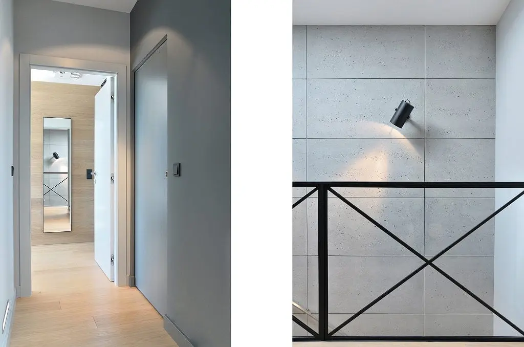 Klatka schodowa udekorowana betonem | proj. Ministerstwo Spraw we Wnętrzach